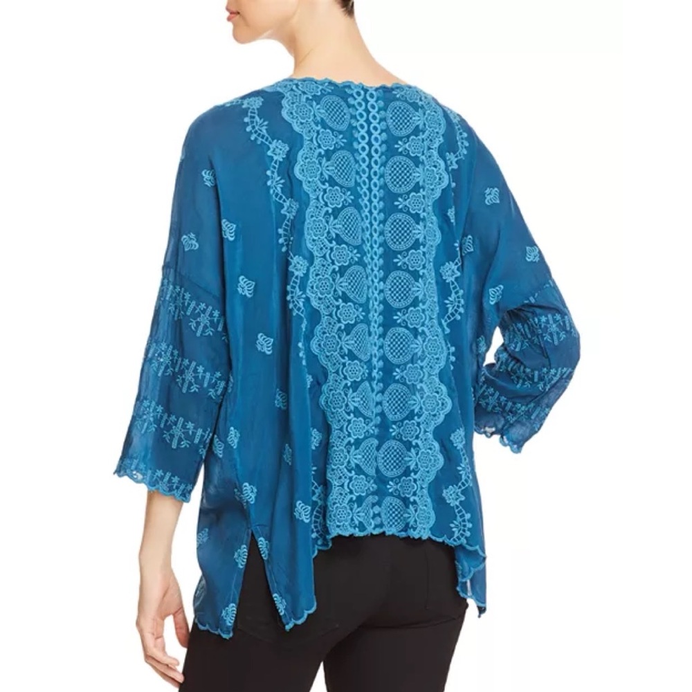 Johnny Was Analuisa Embroidered Top - Picture 2 of 6